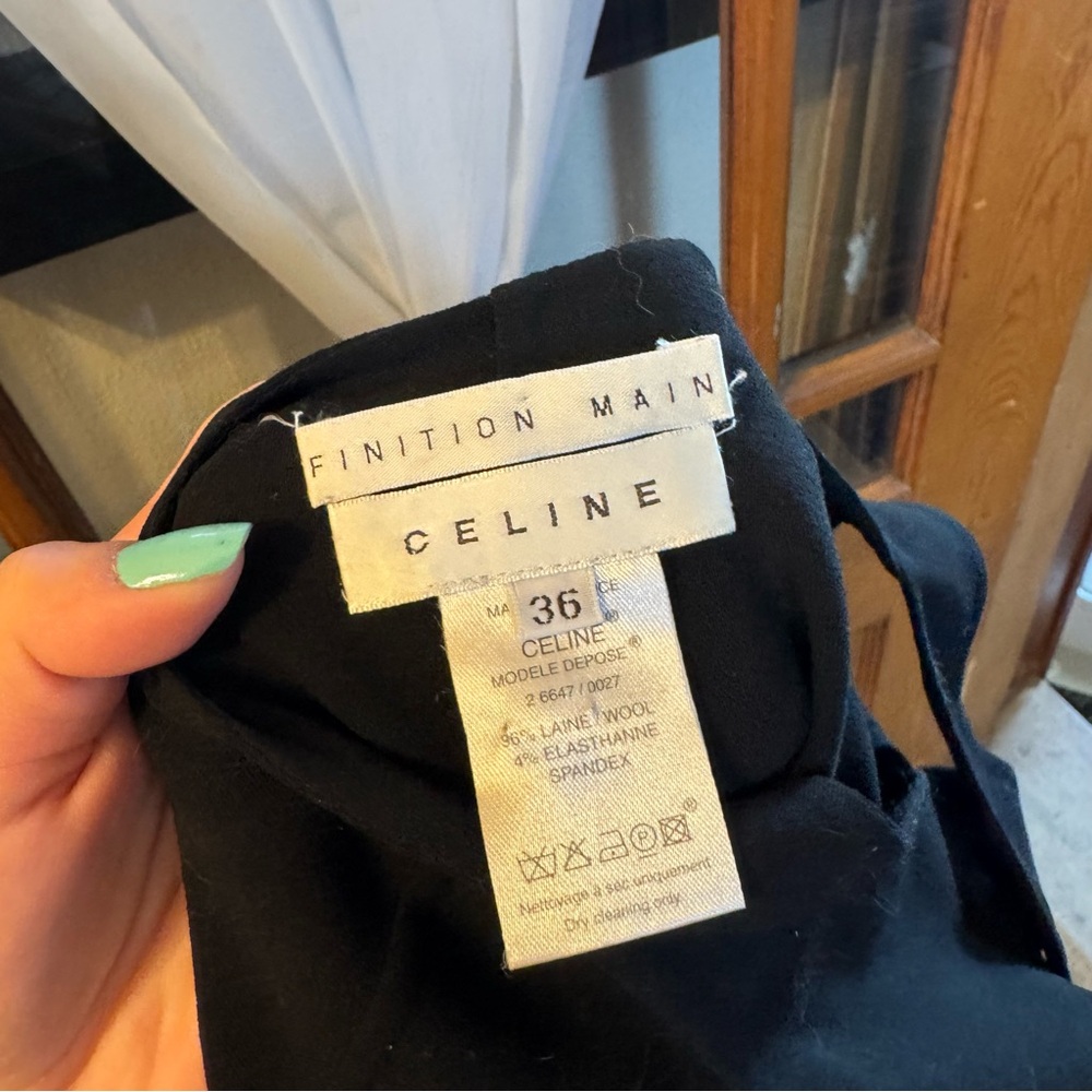 Celine Black Midi Dress - Picture 5 of 5